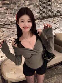 Women Tops - Red - View 5