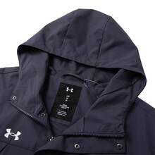 Under Armour男裝外套2026春季新款運動休閒防風連帽外套風衣23600401-013 - 灰色 - 查看 9