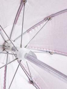 1pc Pink Silicone + Pink Piglet Accessory, Silicone Umbrella Pig Suction Cup Phone Holder - Pink - View 6