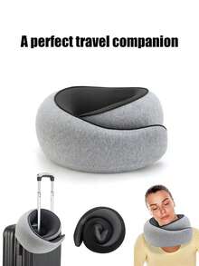 360° Travel Neck Pillow, Memory Foam Airplane Pillow, Soft Foldable Airplane Travel Neck Pillow - Neck Pillow - View 1