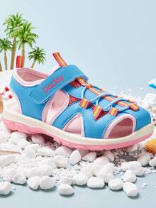Kids' Casual Sports Sandals, Lightweight & Fashionable Children's Outdoor Sandals, Girls & Boys - Blue - View 4