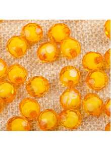 500pcs 8mm 32-Facet Acrylic Beads, DIY Jewelry Making, Craft Beads For Jewelry, Curtain Beads, Flower Pot Beads - Multicolor - View 21