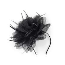 1pc Fascinator For Women Flower Feather Mesh Hair Accessory Kentucky Derby Wedding Hat Tea Party Hat Hair Clip And Headband - 彩色 - 查看 17