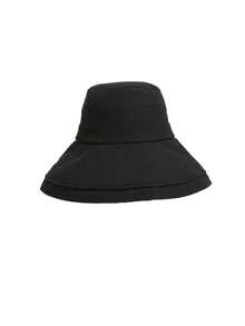 1pc Women's Sun Hat, Gardening Hat, Wide Brim Ponytail Hat, Beach UV Protection Hat, Breathable Material, Summer Sun Hat, Foldable Brim - A - View 6