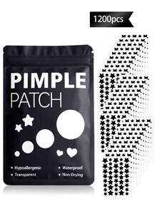 1200pcs Black Star Shaped Stickers, Essential For Photography And Face Painting, Suitable For Parties, Gatherings And Entertainment Activities - Black - View 6