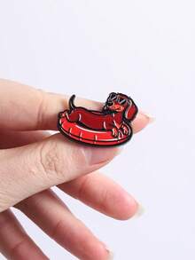 1/4 Stücke süße Dackel Brosche, bezaubernde verschiedene Stile Dekoration, Hund Themen Abzeichen, Unisex Design, Alltags Accessoire Geschenk - Verschiedenfarbig - Übersicht 8
