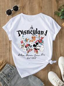 Disney Women T-Shirts - White - View 3