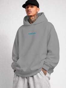 Unisex Oversized Street Style Taurus Zodiac Sweatshirt Ref4720 - Grey - View 2