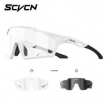 SCVCN KAPVOE Photochromic Cycling Glasses, Night Riding Glasses, Men's Bicycle Racing Sports Equipment, Women's Outdoor Running Mountain Bike Riding Face Mask, Golf, Baseball, Camping, Fishing, Travel Accessories - Multicolor - View 17