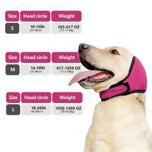 1PC Dog Ear Muffs & No Shake Ear Wrap For Hematoma, Bathing, Drying,Swim& Noise Anxiety Relief - Elastic Waterproof Ear Protector With Calming Hoodie Design For Grooming/Head Ear Cover - Multicolor - View 3