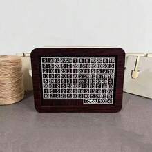 Heo đất tiết kiệm màu nâu có thể tái sử dụng, đựng 10.000 Euro, có bộ đếm số tiền cần tiết kiệm, tự làm thủ công, giúp hình thành thói quen tiết kiệm. - Nhiều màu - Xem 5
