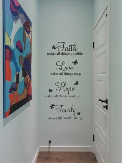 1 buc Autocolante de perete cu citate Autocolant de perete pentru decorarea casei, Decor pentru camera de zi, sala de clasă, rechizite pentru întoarcerea la școală, Autocolante, Decal de perete, Decal vinil pentru decorațiuni interioare, Articole de decor de primăvară Reîmprospătați-vă casa, Autocolante decorative Cadouri de ziua de naștere Absolvire