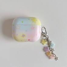 Funda para auriculares con diseño de teñido anudado, funda para auriculares IMD adecuada para AirPods 1/2/3/4/Pro - Blanco - Ver 19