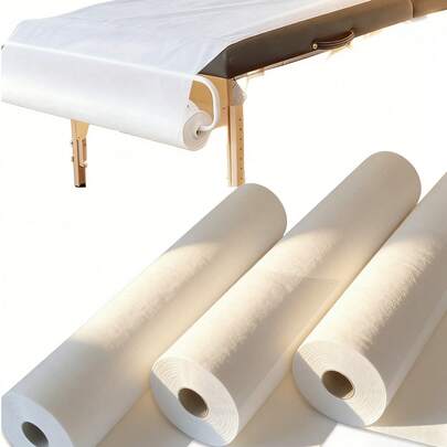 1 Roll Of 50pcs Disposable Bed Sheets, Spa Bed Covers, Massage Table Paper Rolls, Suitable For Massage, Spa, Tattoo And Examination Beds