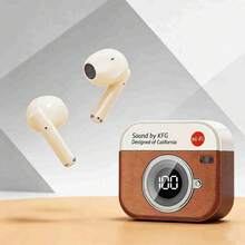 蓝牙5.3无线耳机，LED数字显示屏，24小时续航，Hi-Fi游戏耳机，防水运动耳机 - 查看 9