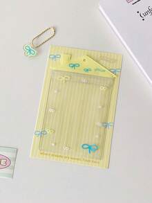 1 PC Cartoon Cabin Dustproof Card Outing Pendant Sun Baby Bag Student Transparent Card Cover Card Bag - Multicolor - View 12