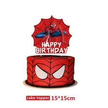 Spidey & His Amazing Friends Themed Cake & Cupcake Toppers, Superhero Design Dessert Decorations, Stylish Ornaments For Birthday Celebrations & Themed Events, Essential Party Supplies & Festive Decor Ideal For Superhero Themed Gatherings - Multicolor - View 6