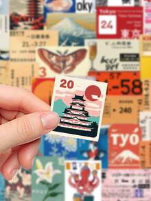 50张日本旅行文化贴纸套装，可用于装饰日记本、剪贴簿、信封、乐器、水瓶、滑板、笔记本电脑、咖啡杯、行李箱等。贴纸套装包含剪贴簿用品、文具用品和趣味贴纸，也适用于Kindle。 - 日本旅行文化 - 查看 6