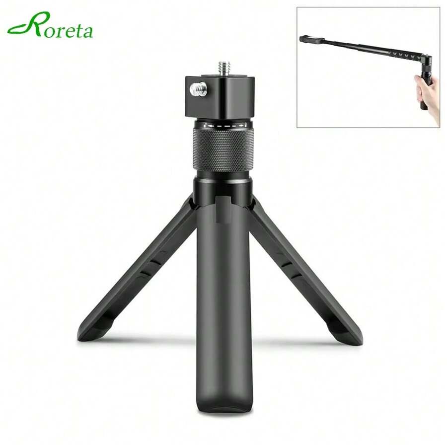 Chân đế tripod xoay Roreta để bàn dành cho Insta360 X5 X4 X3/D.JI / 13 và các phụ kiện máy ảnh khác, kèm vít 1/4 inch. - Xem 1