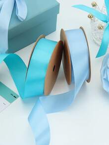 5pcs High-Density Polyester Satin Ribbon, Silky Smooth Texture, Suitable For Valentine's Day Flower Gift Wrapping, Wedding Wreath Decoration Bows, Party Atmosphere Decor Streamers, Cake Packaging Ties, Birthday Party Decor Ribbons, Hair Accessories DIY, Sewing Craft Supplies - View 7