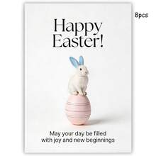 Customized Greeting Cards, Easter Cards, Gift Cards, Candy Box Cards, Customized Message Cards, Customized Gift Cards, Customized Postcards, Customized Message Cards, Parties, Events, Restaurants, Holidays - Easter Card - 10x14cm - View 12