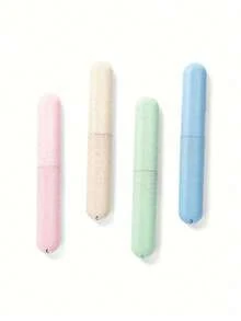 旅行牙刷盒、旅行牙刷架、牙刷套、牙刷保护套、便携式牙刷收纳盒、户外牙刷卫生用品、多种颜色可选、旅行配件、度假、假日、学校用品、返校用品 - 彩色 - 查看 11