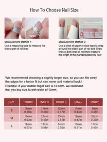 10 piezas de pegatinas de uñas con flores 3D hechas a mano, arte de uñas floral rosa intenso, uñas postizas de concha de primavera/verano tipo stiletto, para uso diario de mujeres y niñas - Rosa Fucsia - Ver 7