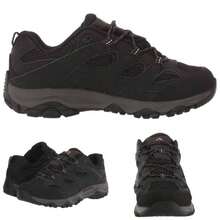 Unisex - Moab 3 Low WTRPF - 10.5 Wide Big Kid + Black - View 1