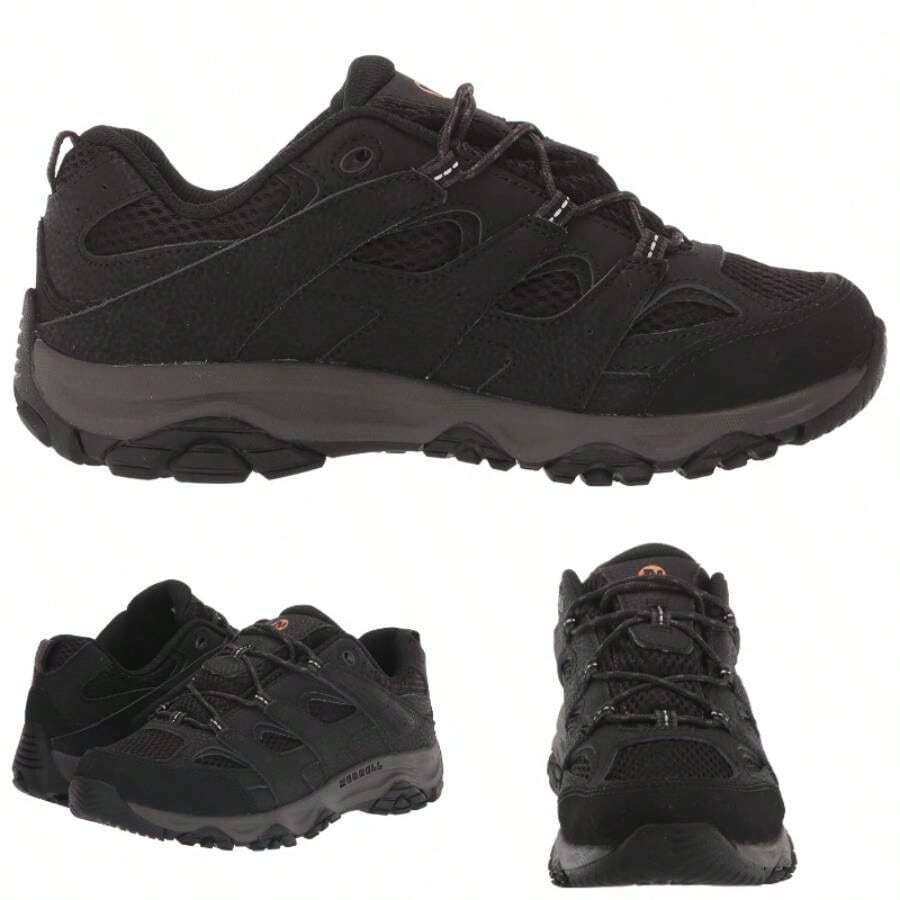 Unisex - Moab 3 Low WTRPF - 10.5 Wide Big Kid + Black - View 1