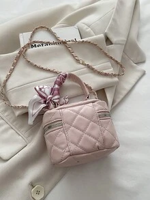 2026 New Arrival Wholesale Unique High-Quality Makeup Case Box, Mini Lipstick Bag, Shoulder & Crossbody Bag For Women - Pink - View 10