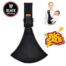 2026 Baby Sling Carrier,Toddler Carrier, 2025 New Baby Sling,Portable And Lightweight Sling,Non-Slip Hip Seat Carrying 10-30lbs - 黑色 - 查看 1
