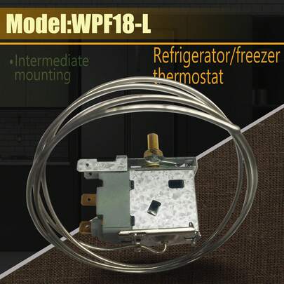 WPF18-L Household Refrigerator Thermostat, Suitable For Freezer Temperature Regulator, Display Cabinet, Freezer Temperature Control, Commercial Refrigeration Equipment Thermostat