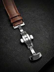 1条20mm/22mm男女通用商务深棕色真皮表带，优雅皮革表带，适用于三星Galaxy Watch 4/5/6/7（40mm/44mm），适合正式场合和日常佩戴，也适用于Galaxy Watch 3（41mm/45mm）和Watch GT2（46mm）。 - 淺棕色 - 查看 5