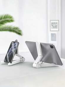 1pc Portable Tablet & Phone Stand, Foldable Multifunctional Desk Holder With Cooling Function - Support - View 7