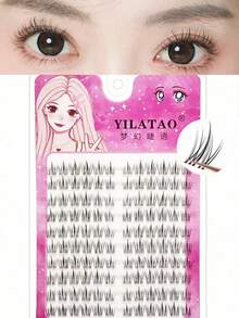 120片/套 向日葵造型卡通透明茎单根假睫毛，可增加睫毛浓密度，睫毛簇，单根假睫毛 - C - 查看 6