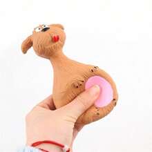 4款卡通设计耐用发声乳胶狗玩具，适合所有犬种 - 彩色 - 查看 9