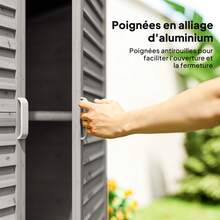Outsunny Armoires de rangement - Gris - Voir 8