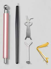 Beautizon Nailartlab 4Pcs Cat Eye Nail Magnet Set With Cuticle Pusher, Double-Ended Magnetic Pen For 3D Cat Eye Gel Polish - Multicolor - View 11