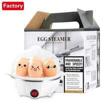 1pc Egg Cooker Layered, Auto Shut-Off Steamer, Mini Multi-Function Egg Boiler, 7 Eggs Single Layer/14 Eggs Double Layer, Small Breakfast Maker, Rice Cooker, Suitable For Dorm, Home, Office, Efficient & Time-Saving - Multicolor - View 5