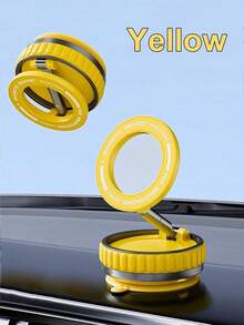 1pc Vacuum Suction Car Phone Holder, 360° Rotatable Magnetic Car Phone Mount, Foldable Car Navigation Desk Stand, Multi-Function - A - View 6