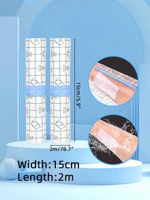 ATOMUS 2 Rolls 15cm X 2m Waterproof Breathable Tattoo Aftercare Patch - Blue - View 6