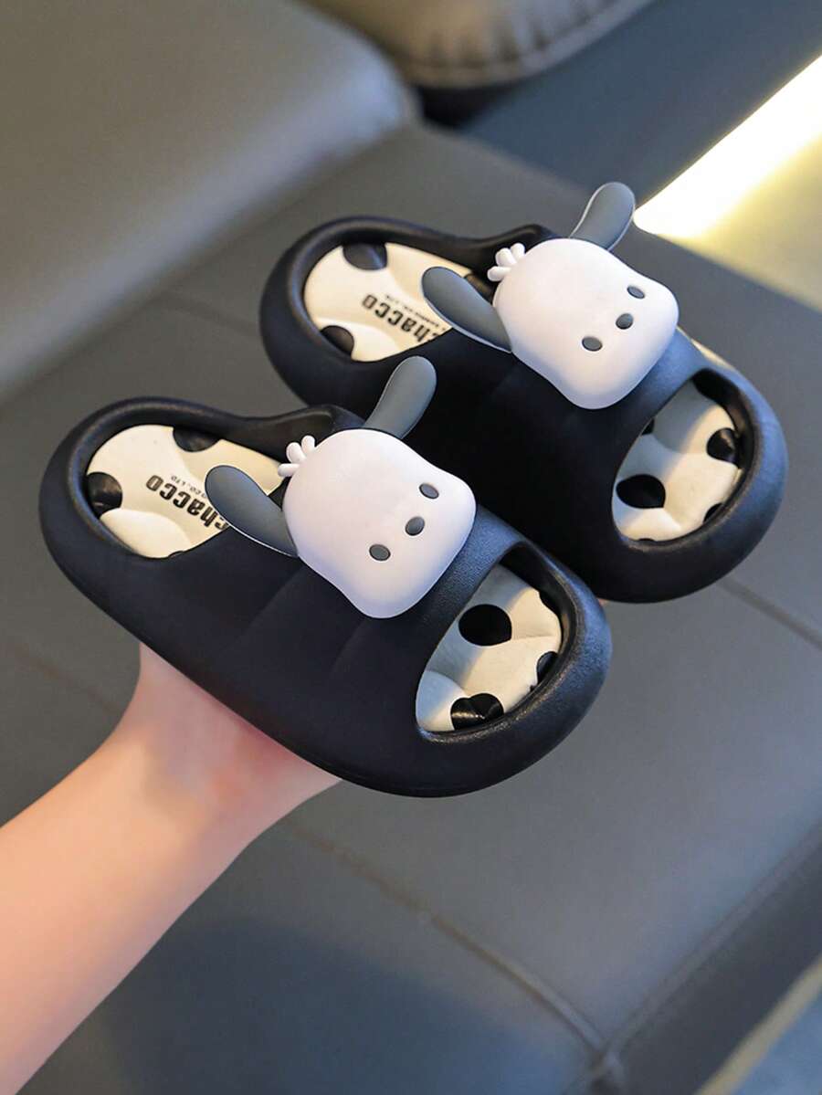SANRIO 1 Pair Kids Summer Slippers, Non-Slip Indoor Home Sandals For Boys And Girls, Toddler To Big Kid Sizes