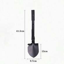 1pc Multifunctional Stainless Steel Folding Shovel With Saw, Pickaxe And Bottle Opener - A Durable Outdoor Survival Tool Suitable For Camping And Gardening - Multicolor - View 11