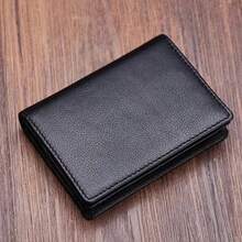 Genuine Leather Wallet, RFID Credit Card Holder, Bifold Wallet For Women & Men - Multicolor - View 2