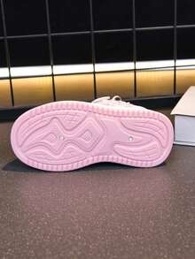 Children's Versatile, New Comfortable Soft-Sole Shoes, Suitable For All Seasons, Outdoor Wear, Vacation Travel, Princess-Style Decor, School, Fashionable Casual Thick-Soled Sneakers - Pink - View 11