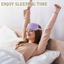 1/2/3/4pcs Cute Plush Eye Mask, Unisex Sleeping Mask - Multicolor - View 7