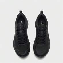 XTEP 黑色时尚多功能男士跑步鞋 - 黑色 - 查看 3