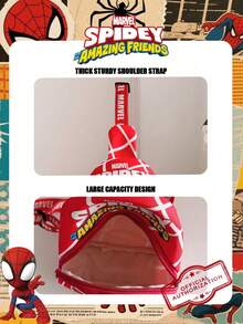 Marvel 1 Pc  Officially Licensed  Pattern Chest Bag Adjustable Strap Crossbody Bag, Zipper Closure Shoulder Bag, Lightweight Sling Pouch Perfect For Men/Teens/Students/Graduates/Young Fans, Ideal For Daily/Outdoor/Sports/Running/Fitness! , Hiking Bag - VHF52232-s - View 12