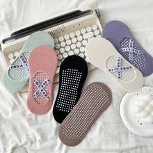 3双装女士普拉提防滑瑜伽袜 - 彩色 - 查看 4