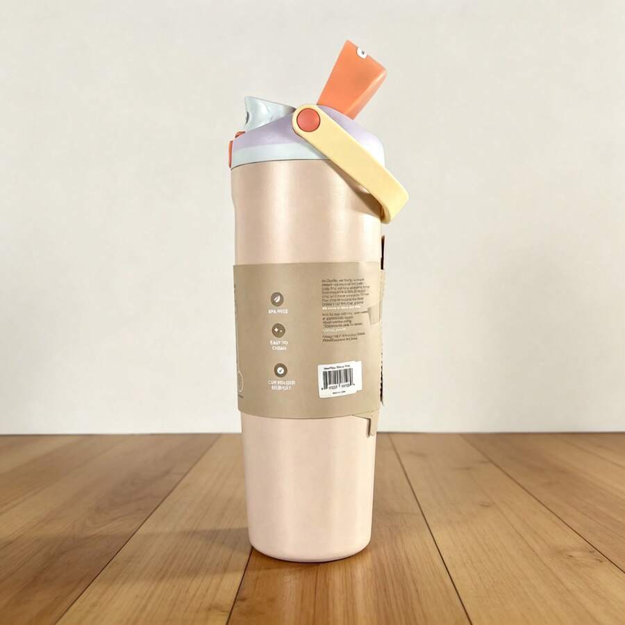 Owal'a30Oz Insulated Stainless Steel Water Bottle With Straw For Sports, Travel And School Sports Bottle - Sandy Shores-30oz - 查看 1